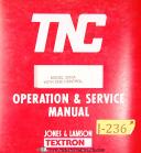 Jones & Lamson-Jones Lamson 2510A, TNCA CNC control Lathe, Service Operations Maintenance and P-2510A-TNCA-01